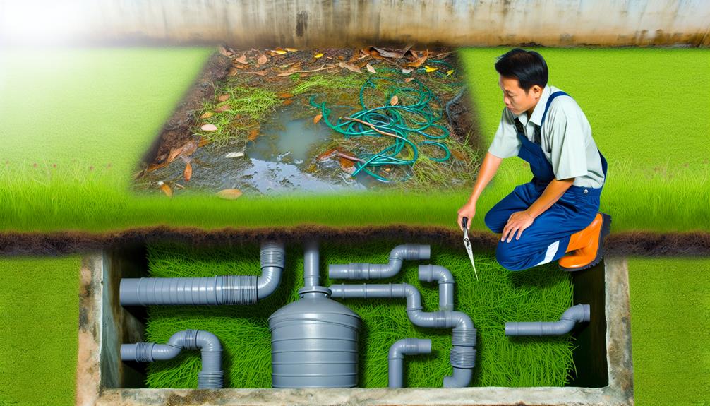 repairing drain field problems