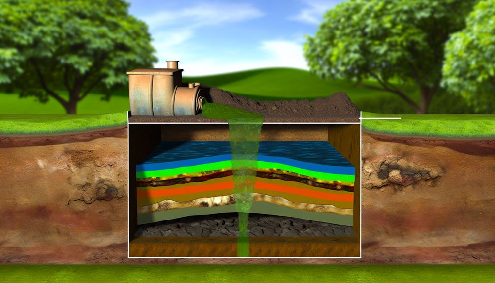 septic tanks pollute groundwater